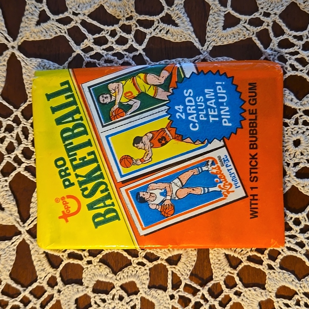 1980 Topps Basketball Wax Pack Unopened